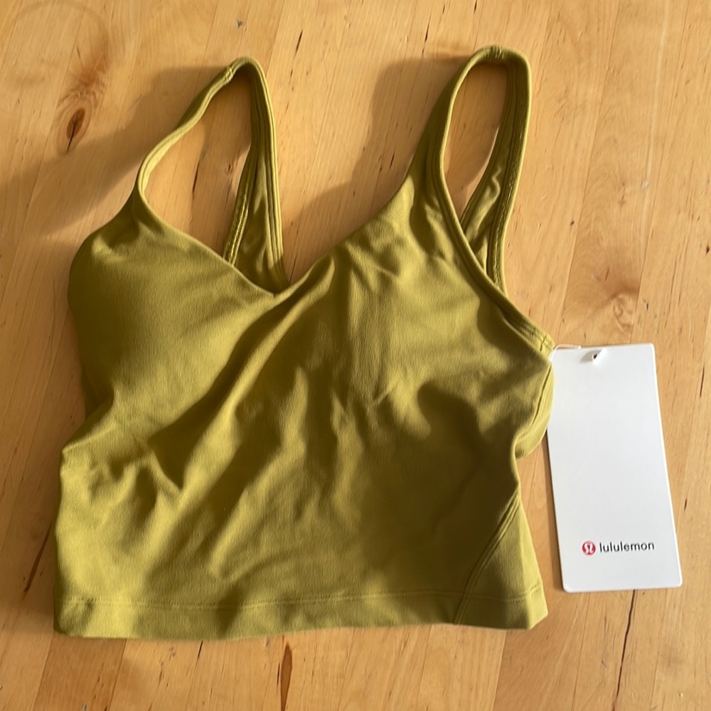 Lululemon tank olive green NEW